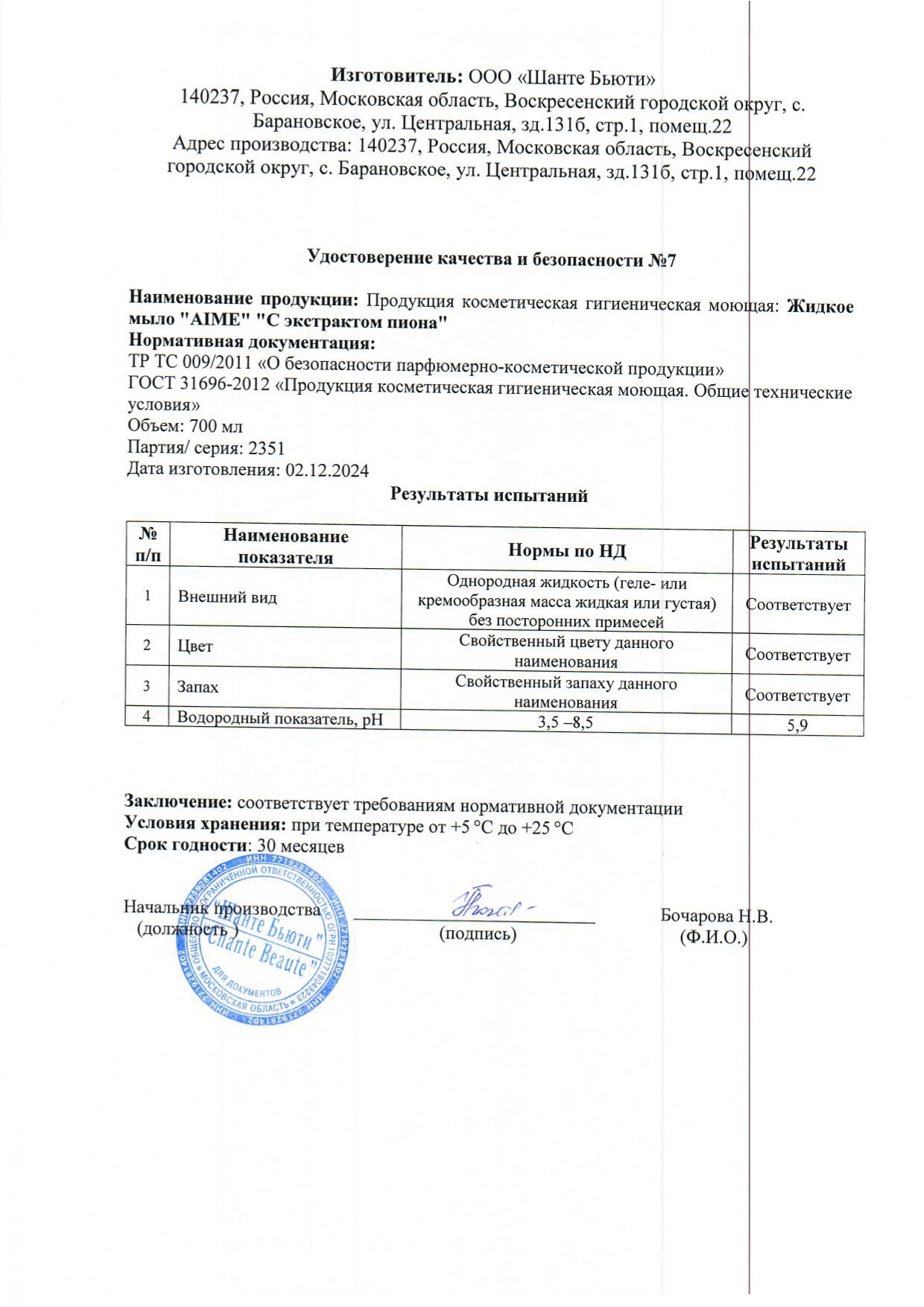 Паспорт №122024